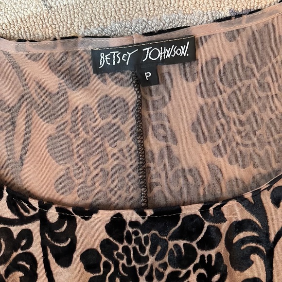 RARE VINTAGE BETSEY JOHNSON XS S LONG SLEEVE SKIRT SET P - Picture 2 of 14